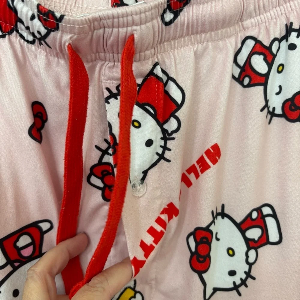 Box lunch x Sanrio Hello Kitty Pink Pajama  elastic waist Pants size M